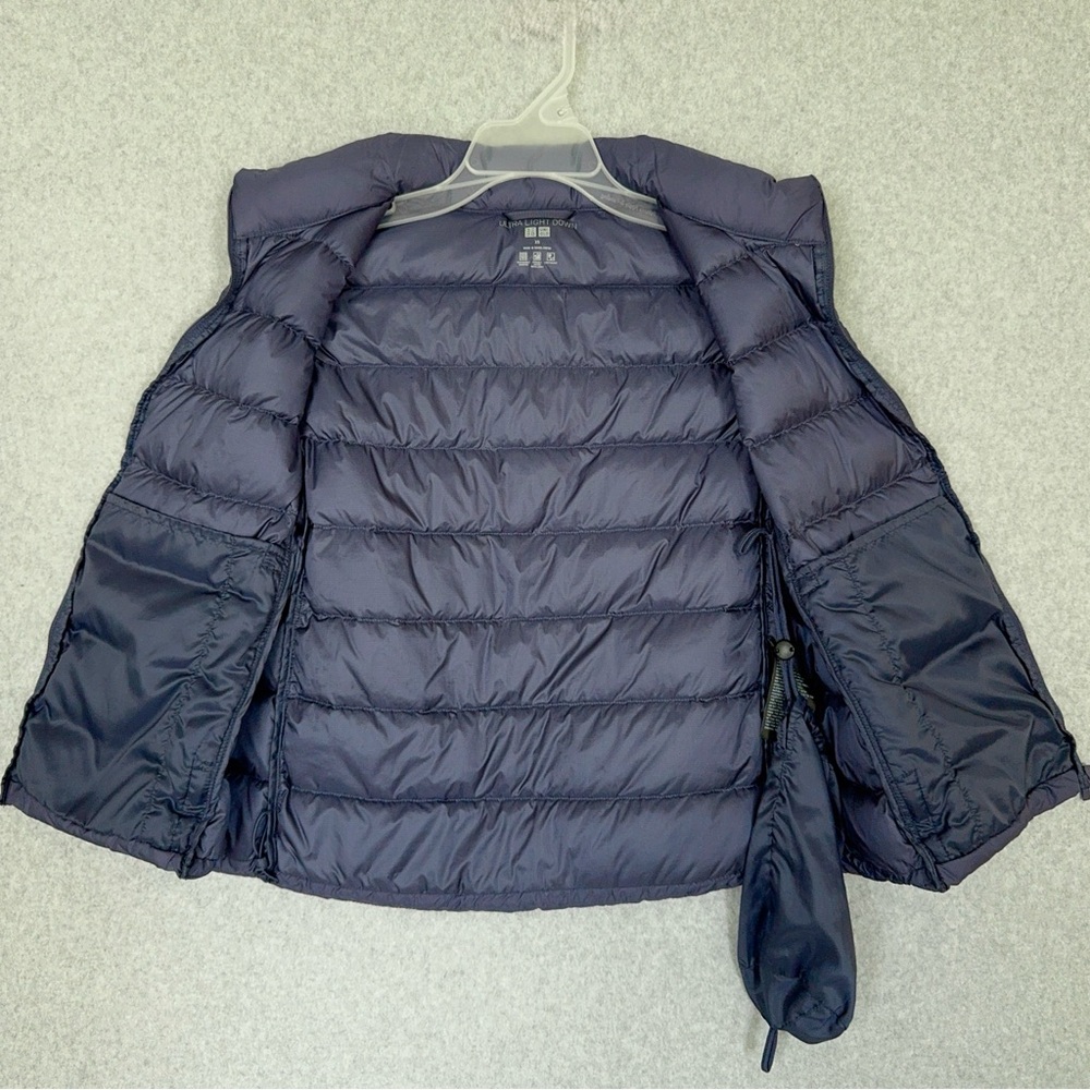 Uniqlo Ultra Light Down Vest Womens XS Blue Purple Puffer Sleeveless Jacket READ - Picture 9 of 16